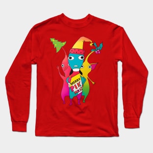 Children’s Christmas T-shirt (Pikmin) Long Sleeve T-Shirt